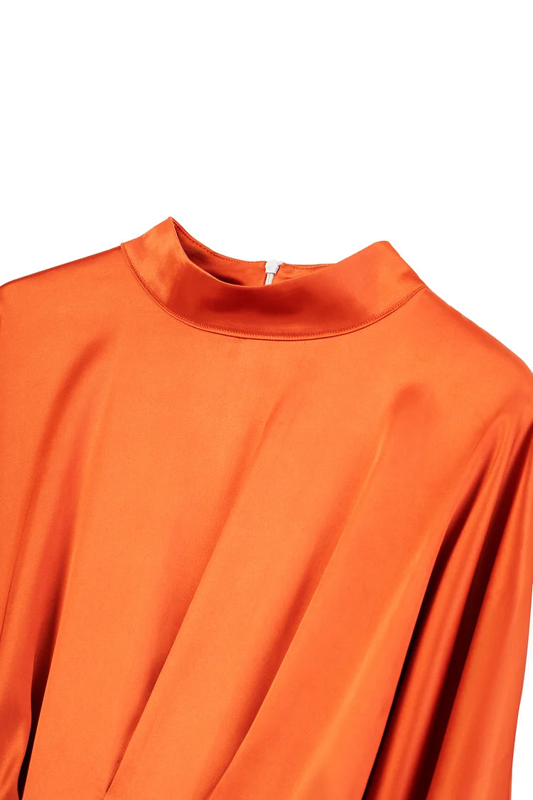 Imelda Batwing Dress - Cocoa Bean.