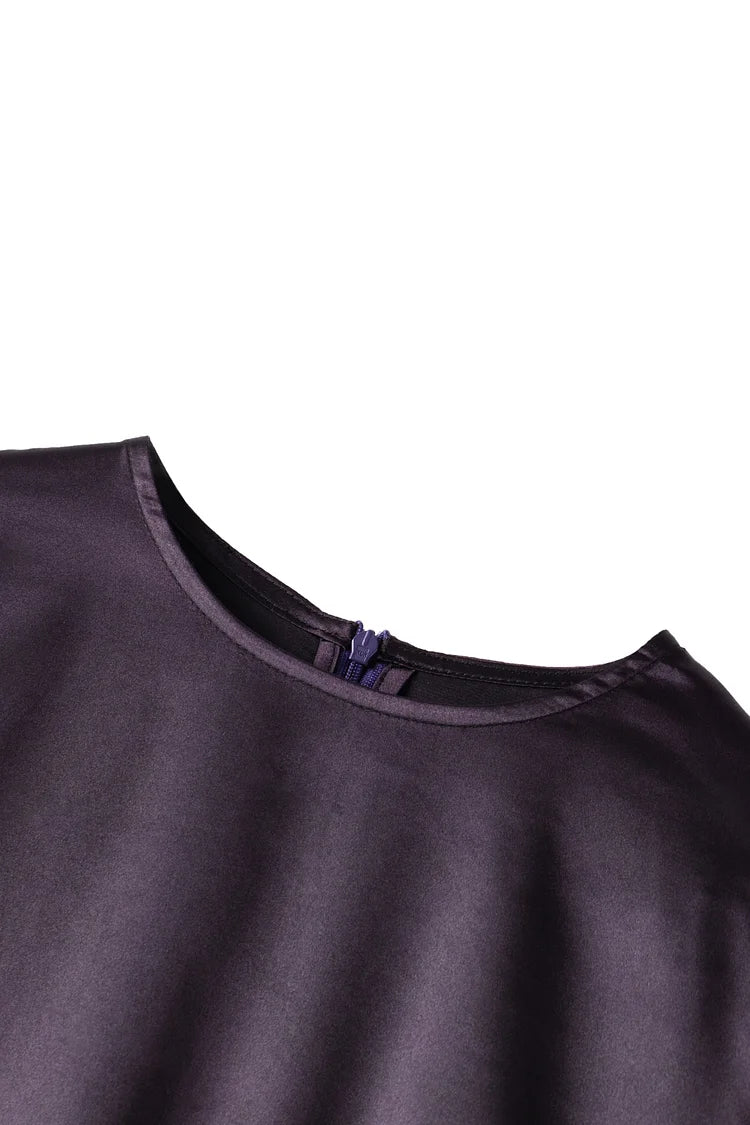 Aria Slim Dress - Deep Purple.