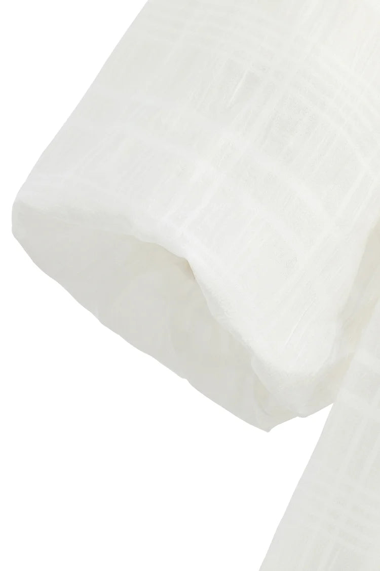 Muna Soft Embossed Tulle Maxi Dress - Day Dream.