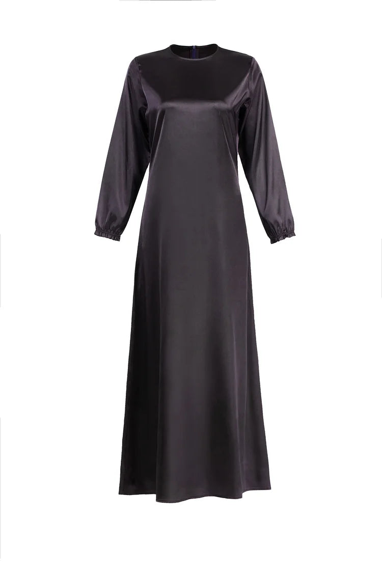 Aria Slim Dress - Deep Purple.