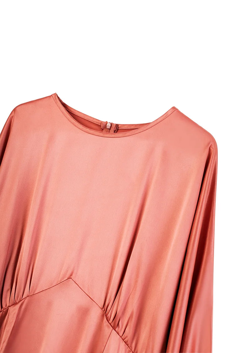 Imani Wrap Maxi Dress - Mauve.