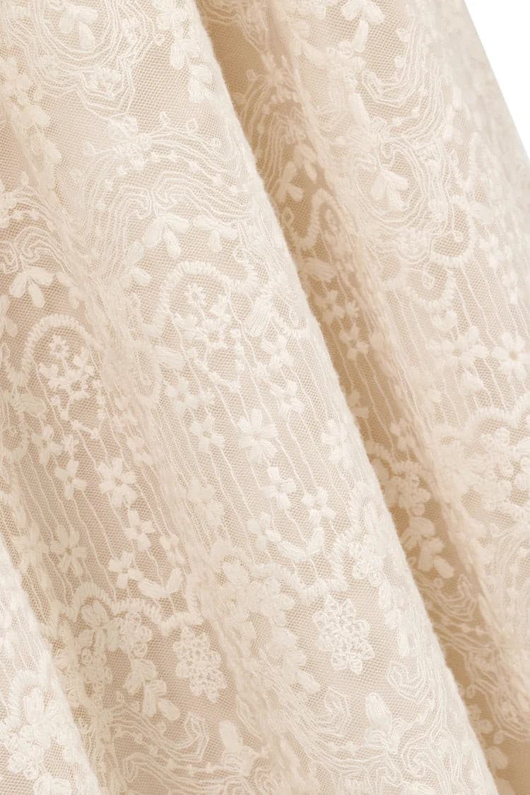 Jamila Lace Princess Maxi Dress - Vanilla Pie.