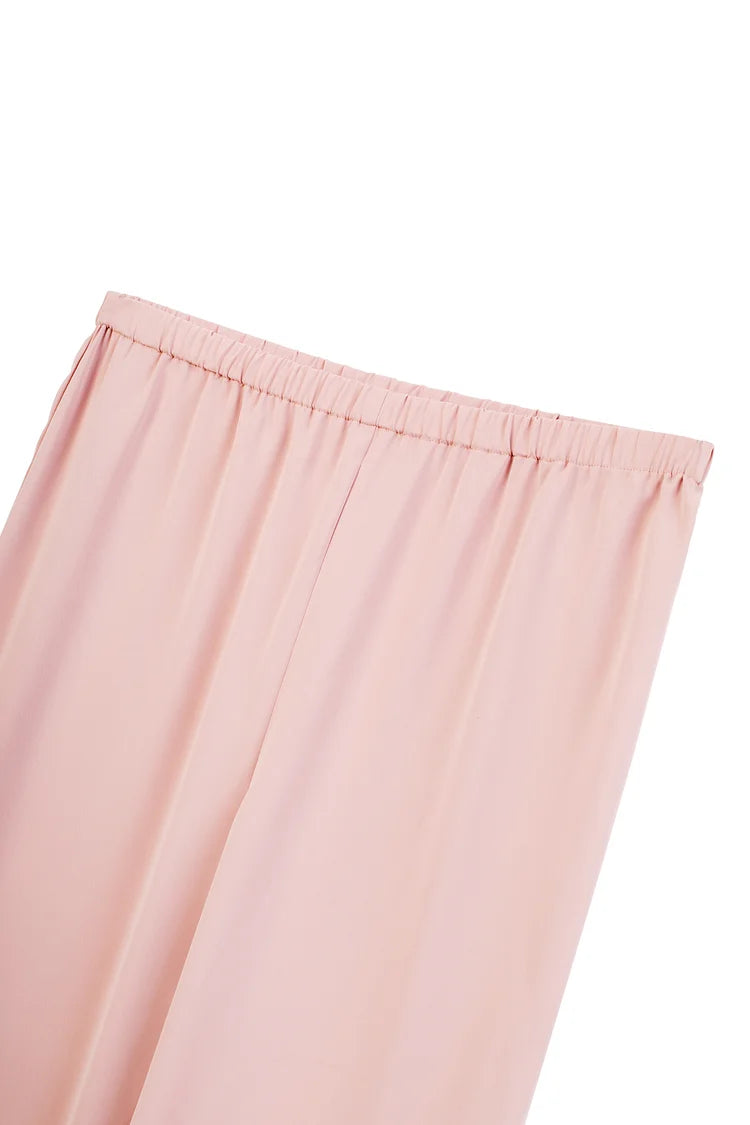 Oria Slim Leg Trousers - Hushed Lilac.