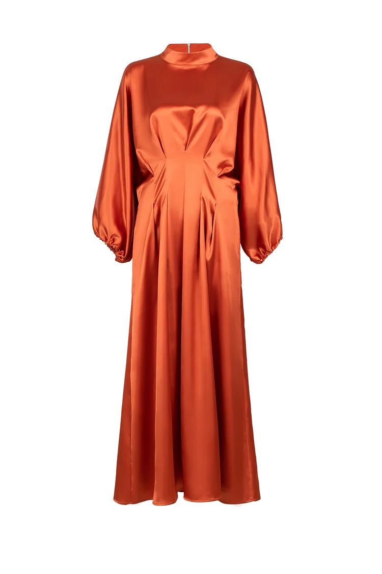 Imelda Batwing Dress - Cocoa Bean.