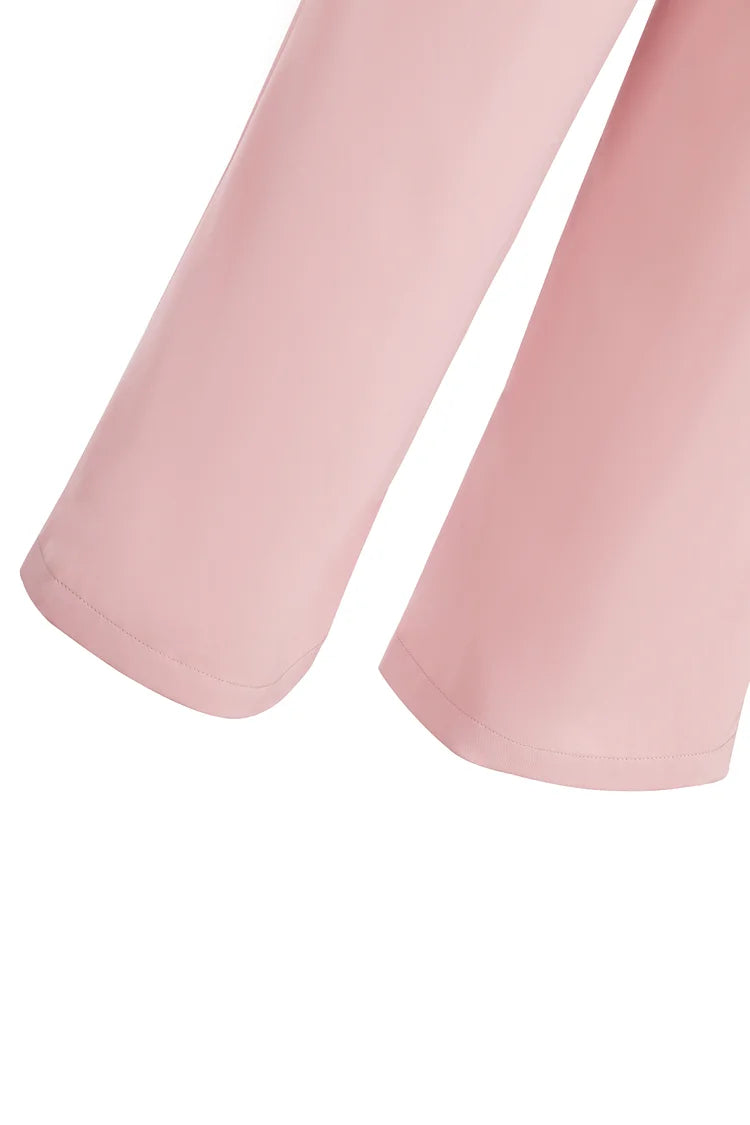 Oria Slim Leg Trousers - Hushed Lilac.