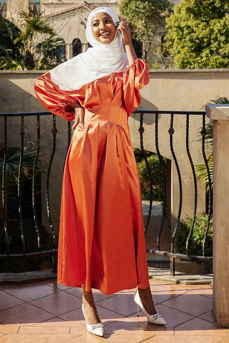 Imelda Batwing Dress - Cocoa Bean.