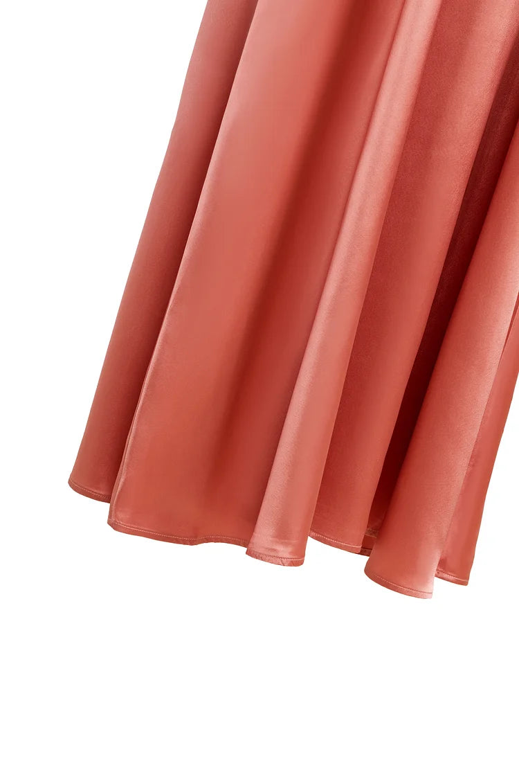 Imani Wrap Maxi Dress - Mauve.