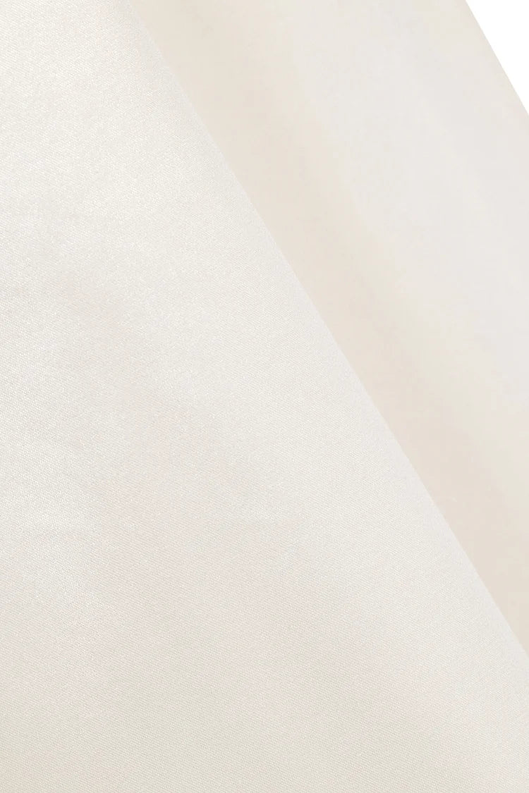 Aria Basic Silk Slim Dress - Pearl Ocean.