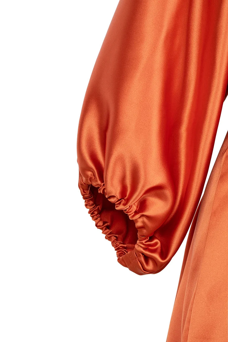 Imelda Batwing Dress - Cocoa Bean.