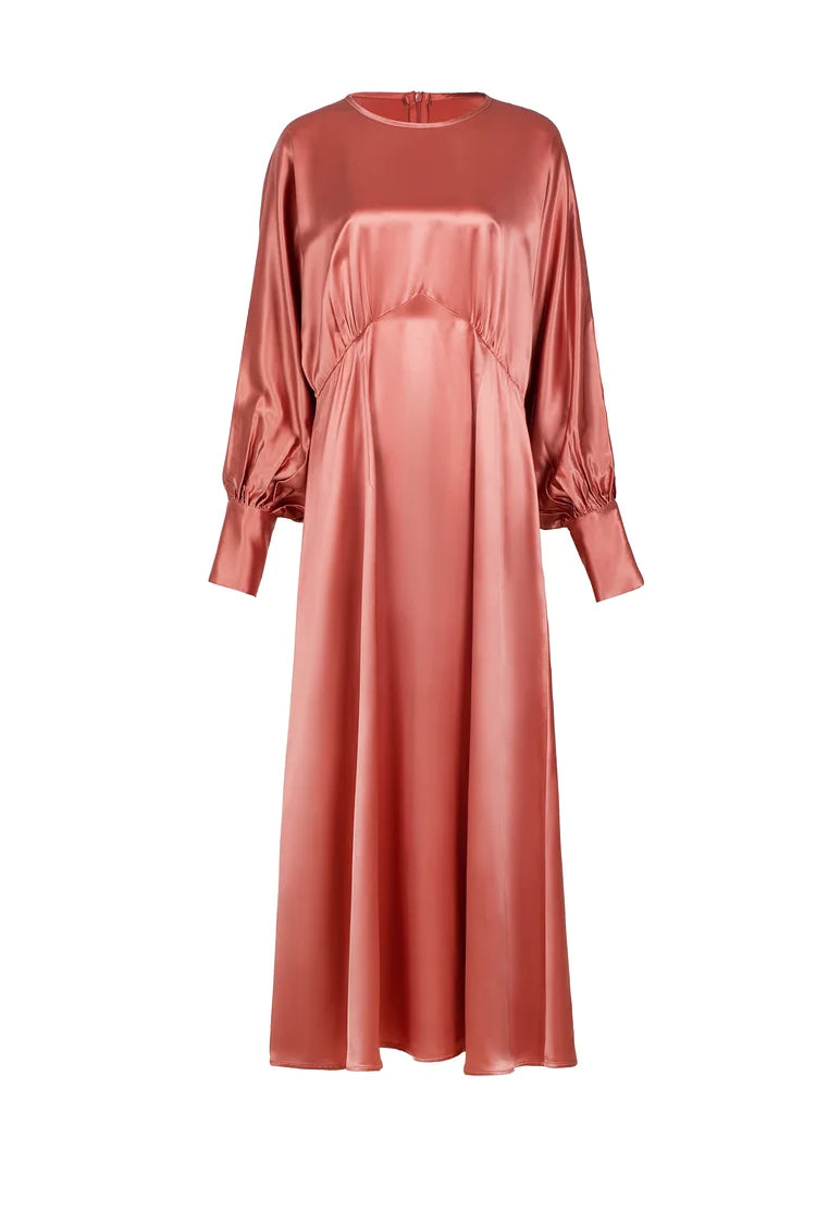 Imani Wrap Maxi Dress - Mauve.