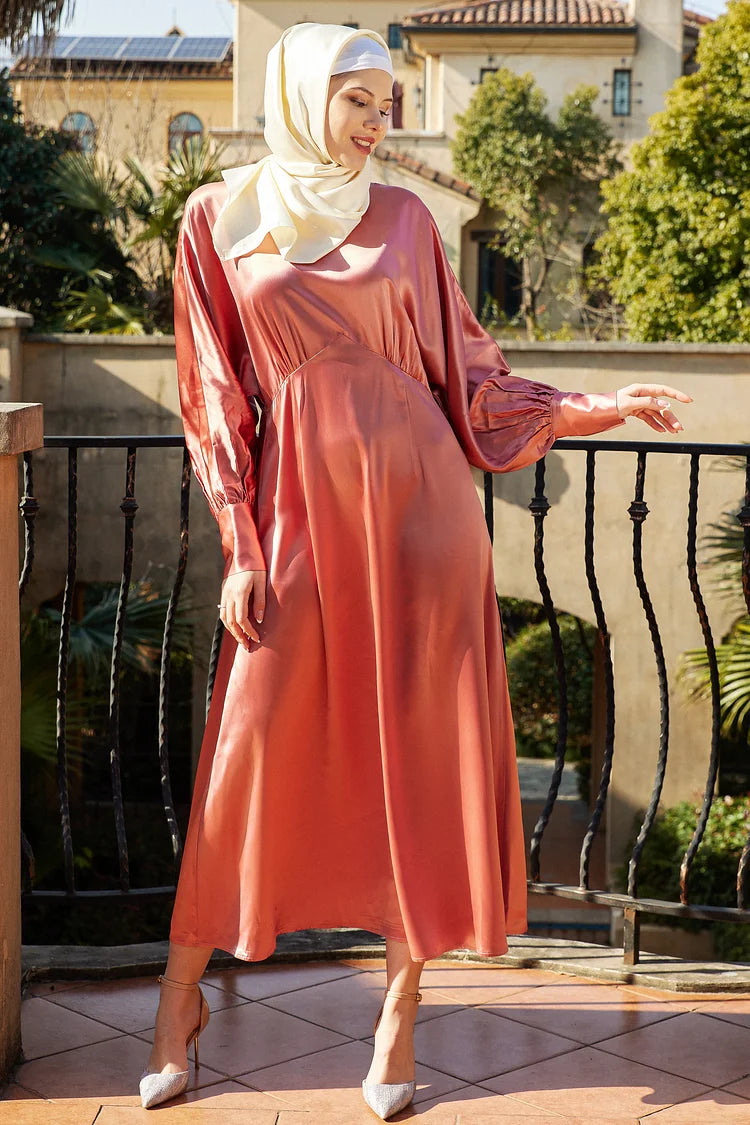 Imani Wrap Maxi Dress - Mauve.